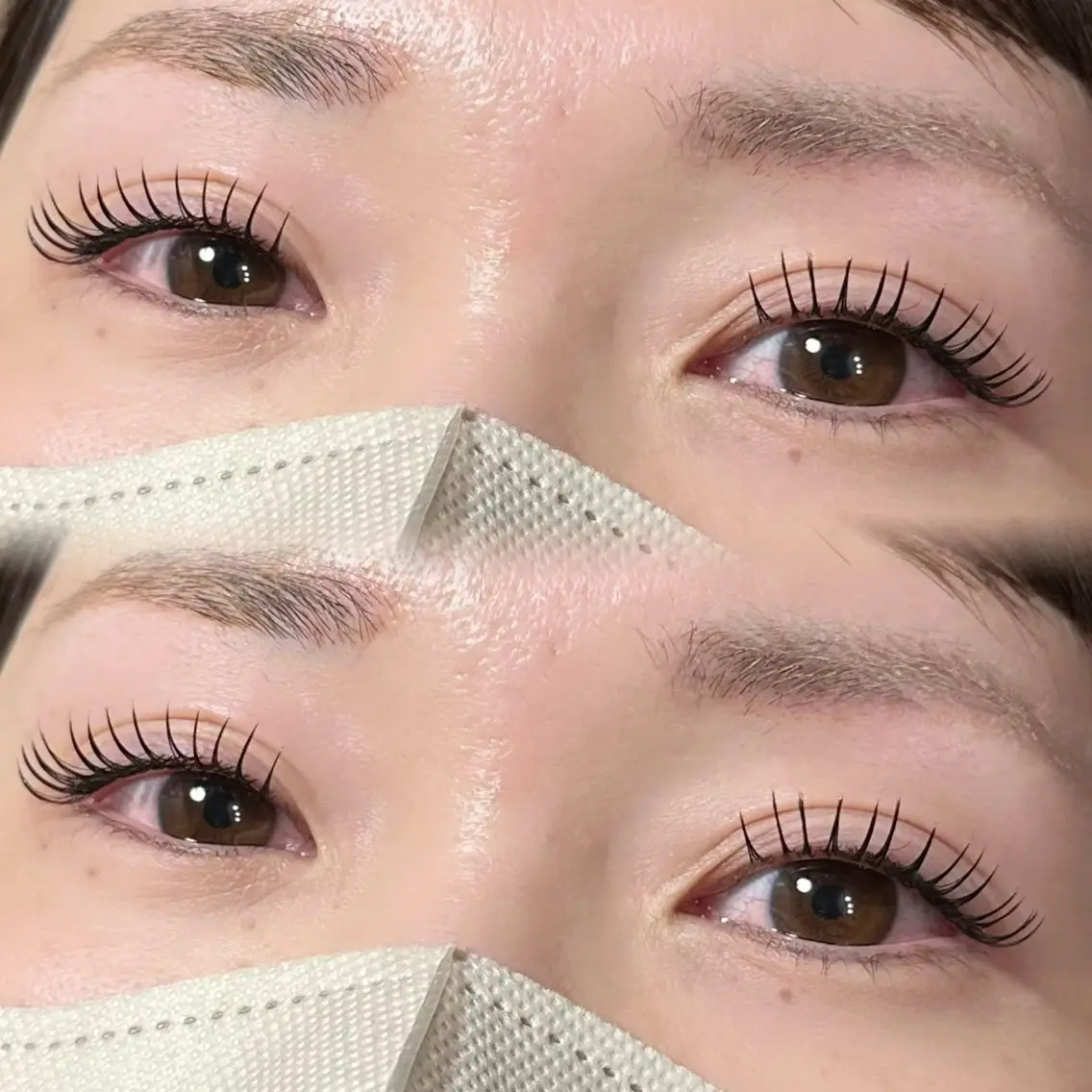 マツエク・マツパ 束感まつ毛 Cカール フラットラッシュ マツエク hair&eye lash aiwのマツエク・マツパデザイン