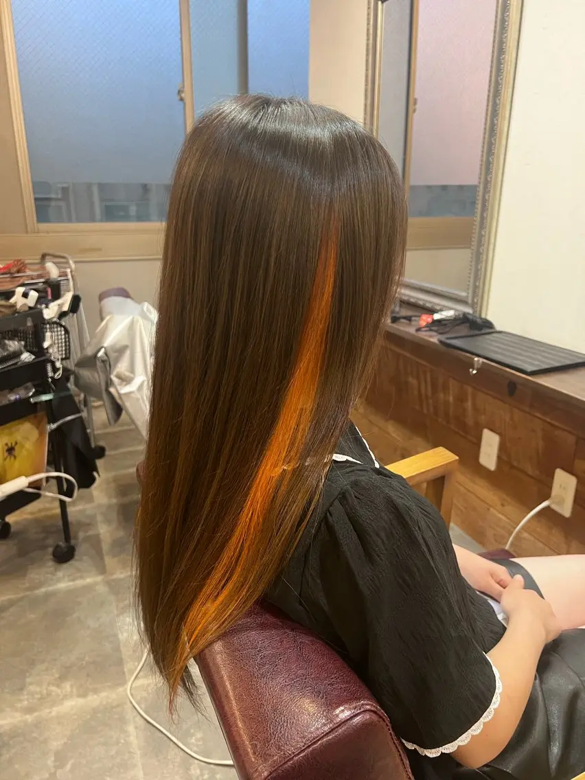 ロング ヘアカラー Cecilhair なんば店    岩川のヘアスタイル