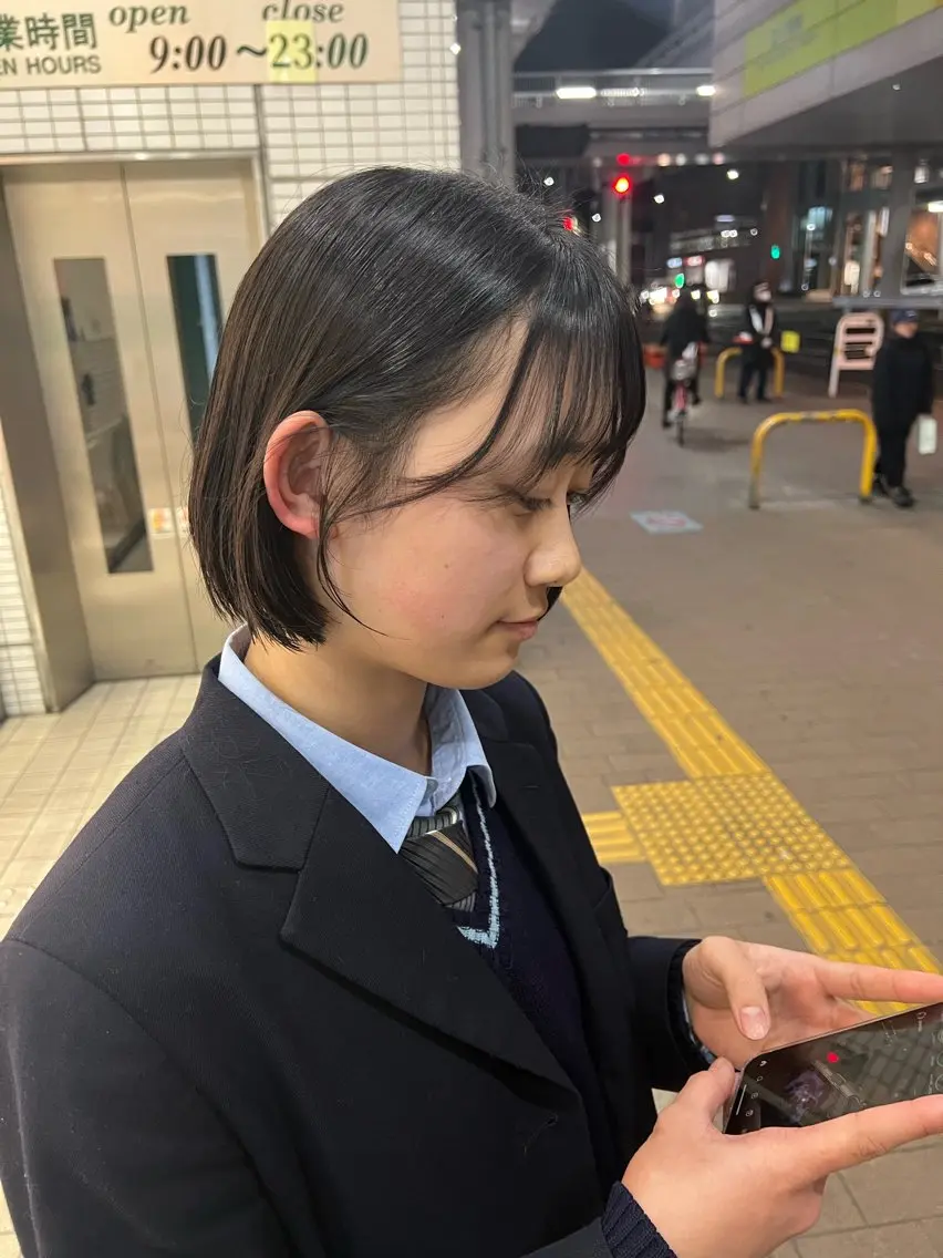 ✨トリートメント無料✨カット➕ナチュラル縮毛矯正➕トリートメントの写真