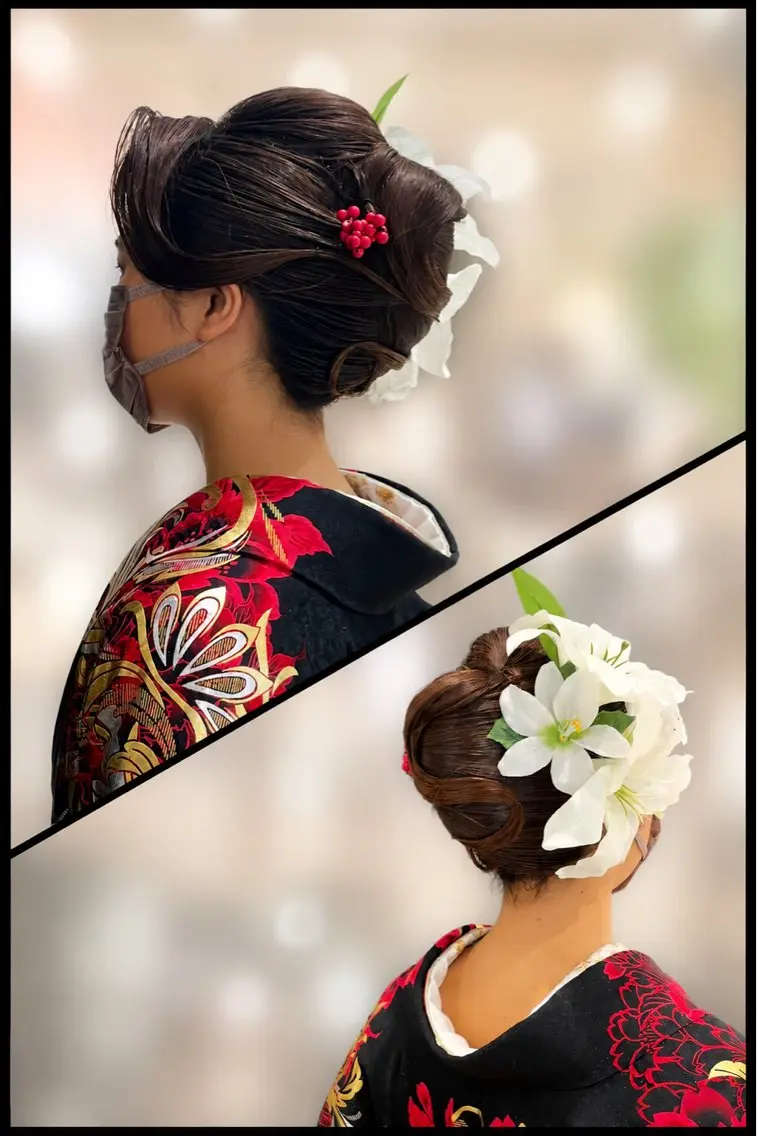 ヘアアレンジ CORAL めぐのヘアスタイル