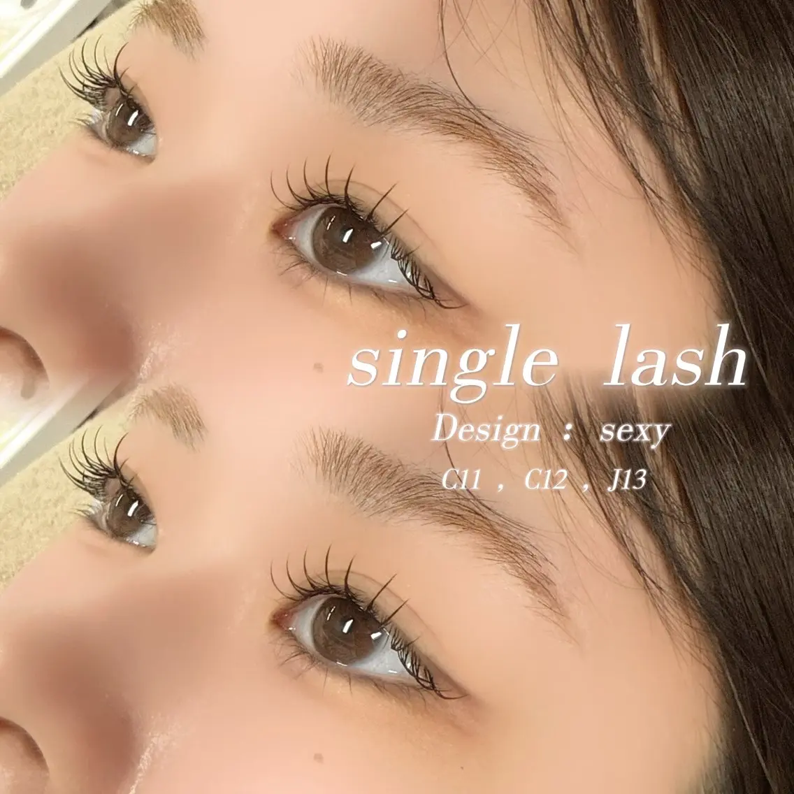 マツエク・マツパ 束感まつ毛 BELLEZZA 🖤Rinaのマツエク・マツパデザイン