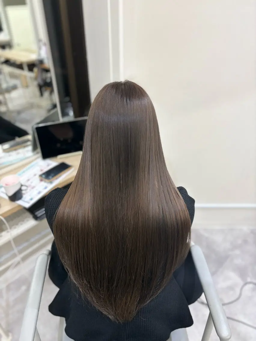 ロング カラー ヘアカラー トリートメント 髪質改善Acero. shoyaのヘアスタイル