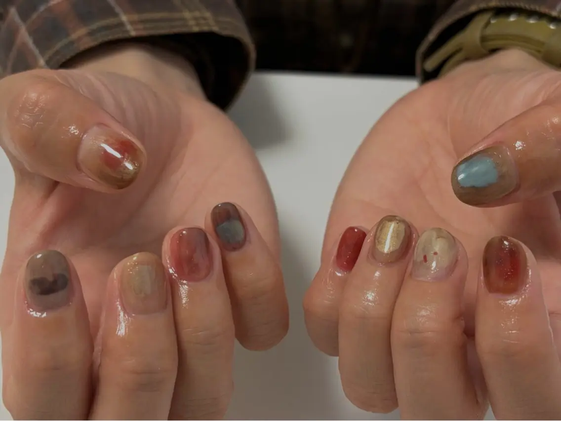 ネイル ニュアンスネイル ハンドネイル nayu nailのネイルデザイン