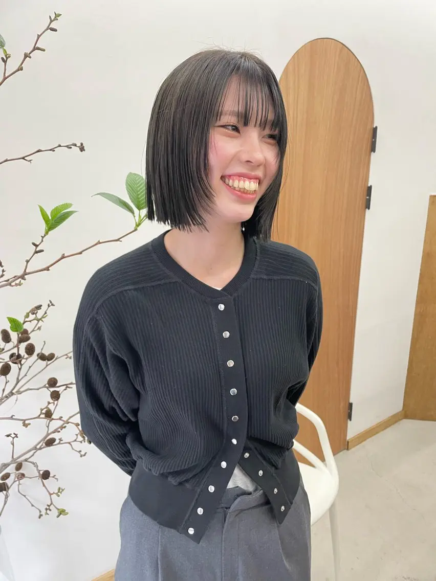ミディアム カラー パーマ ヘアアレンジ メンズ グレージュ オリーブグレージュ オリーブグレー カット ヘアカラー トリートメント tatsumi/ボブ ウルフ/レイヤーのヘアスタイル
