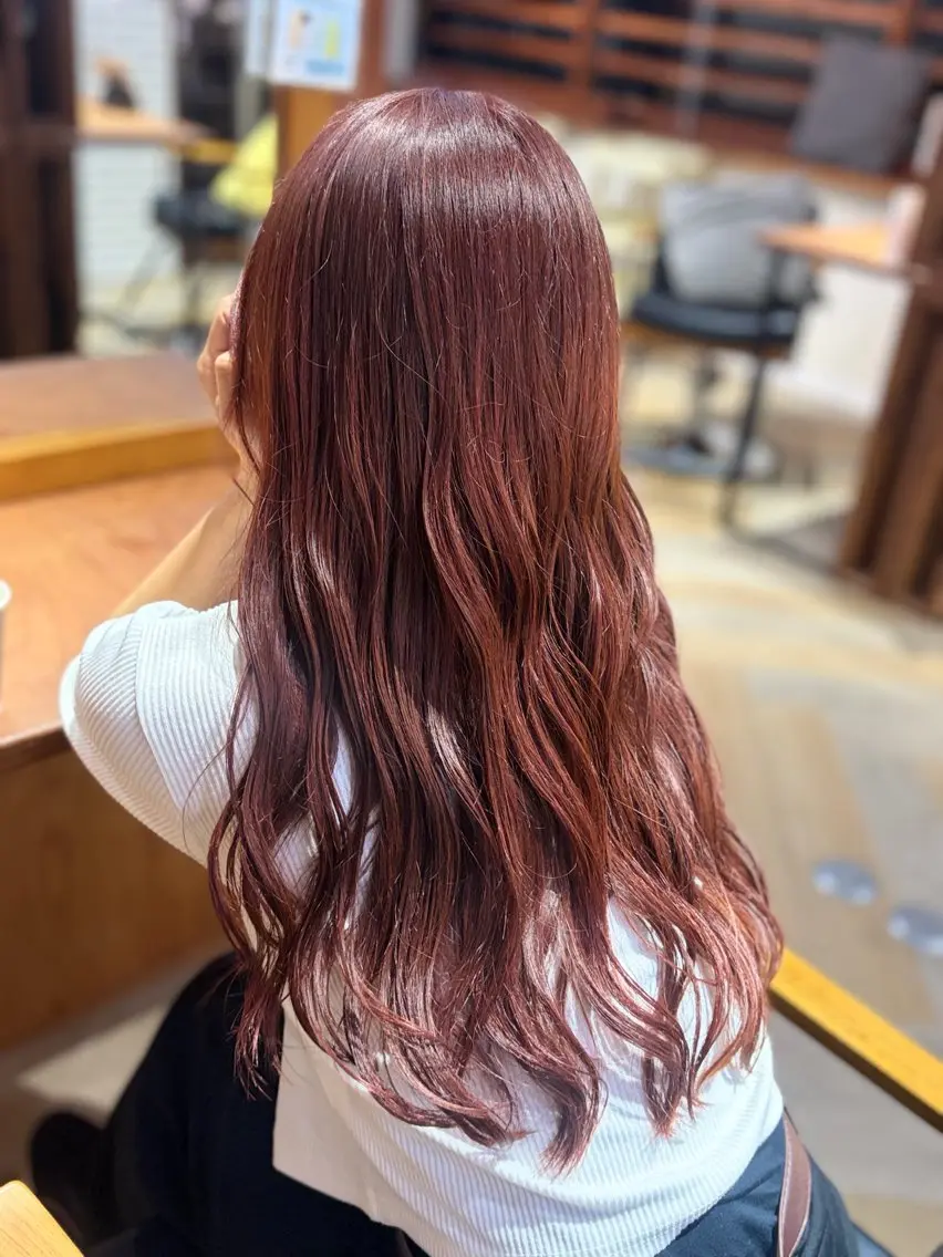 カラー ブラウンカラー 透明感カラー ピンクカラー ヘアカラー かえで / モデル募集中‼️のヘアスタイル