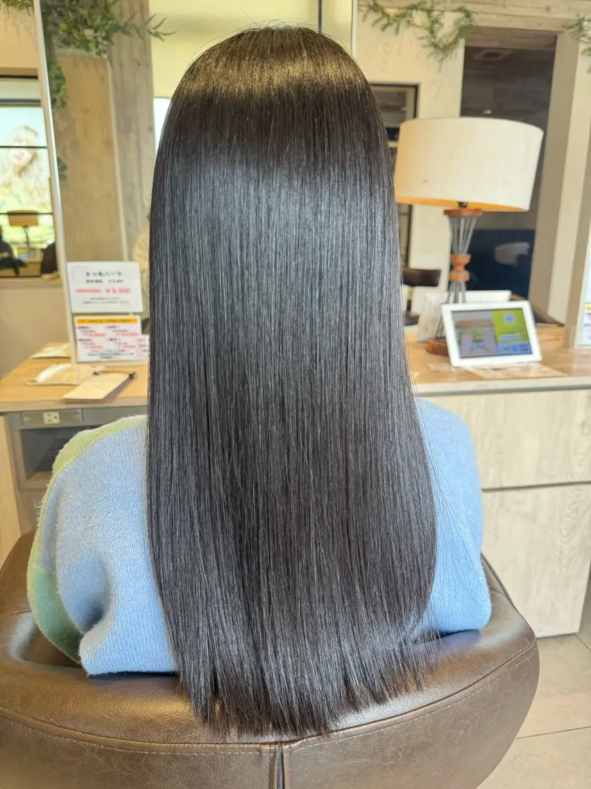 ロング トリートメント 福島 望のヘアスタイル