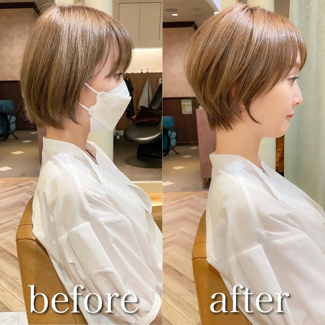 ショート カラー カット ヘアカラー トリートメント ❤️ショートの達人 ❤️成田一輝のヘアスタイル