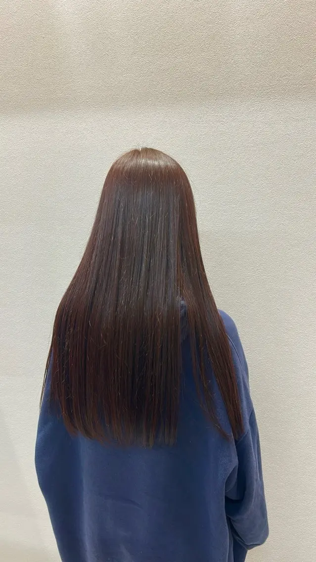 ロング 縮毛矯正 newstyle SO-HOのヘアスタイル