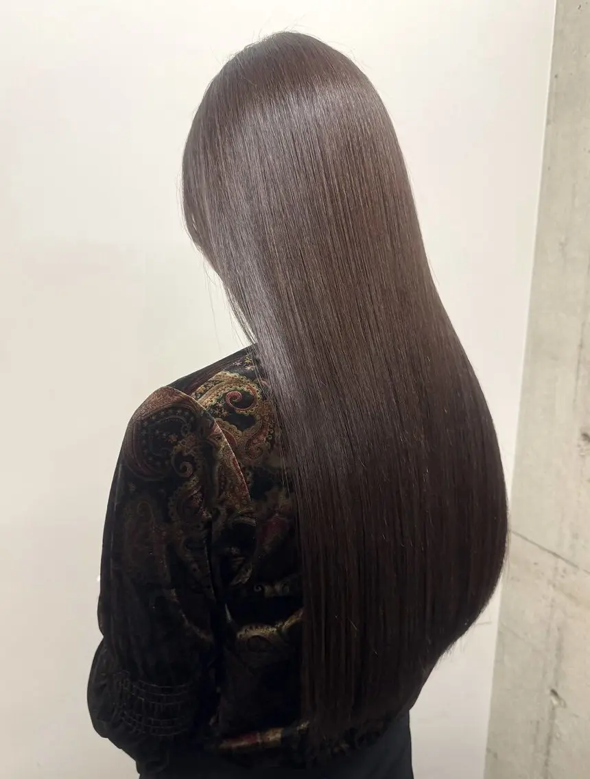 【最上級ツヤ髪💇♀️】カット+カラー+髪質改善トリートメント¥20000→¥14000の写真