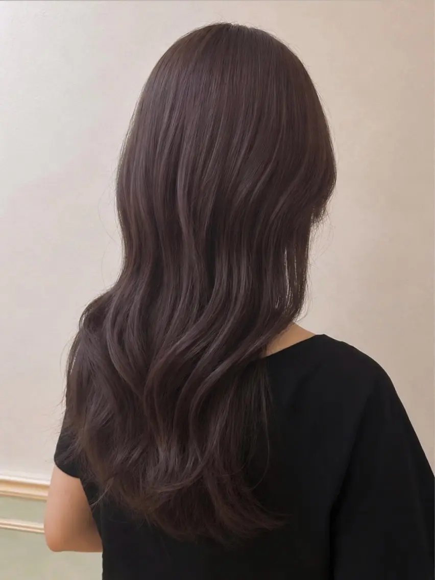 ロング カラー 艶感暖色カラー🥀/ レイヤー / れいかのヘアスタイル