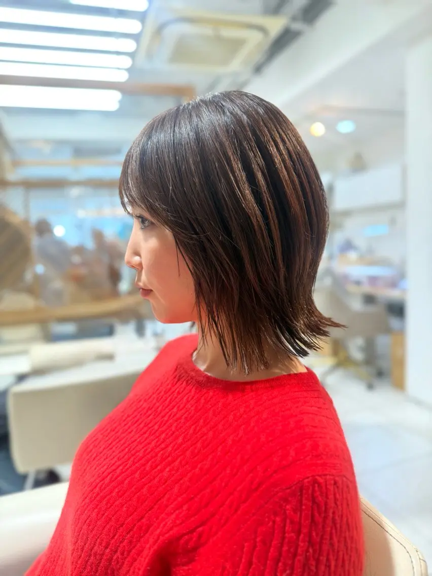 平日1日3人限定カット+カラーの写真