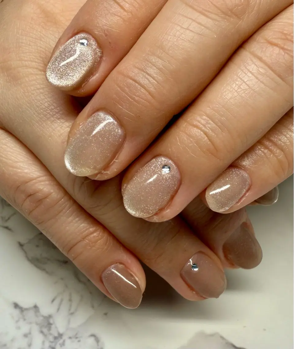 ネイル アートネイル チークネイル フレンチネイル キラキラネイル マグネットネイル Mai’s nailのネイルデザイン