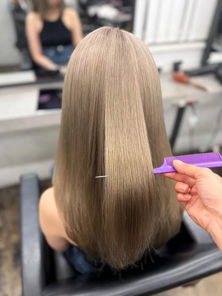 ロング 髪質改善 新宿💜ブリーチ 🩷HIKARUのヘアスタイル