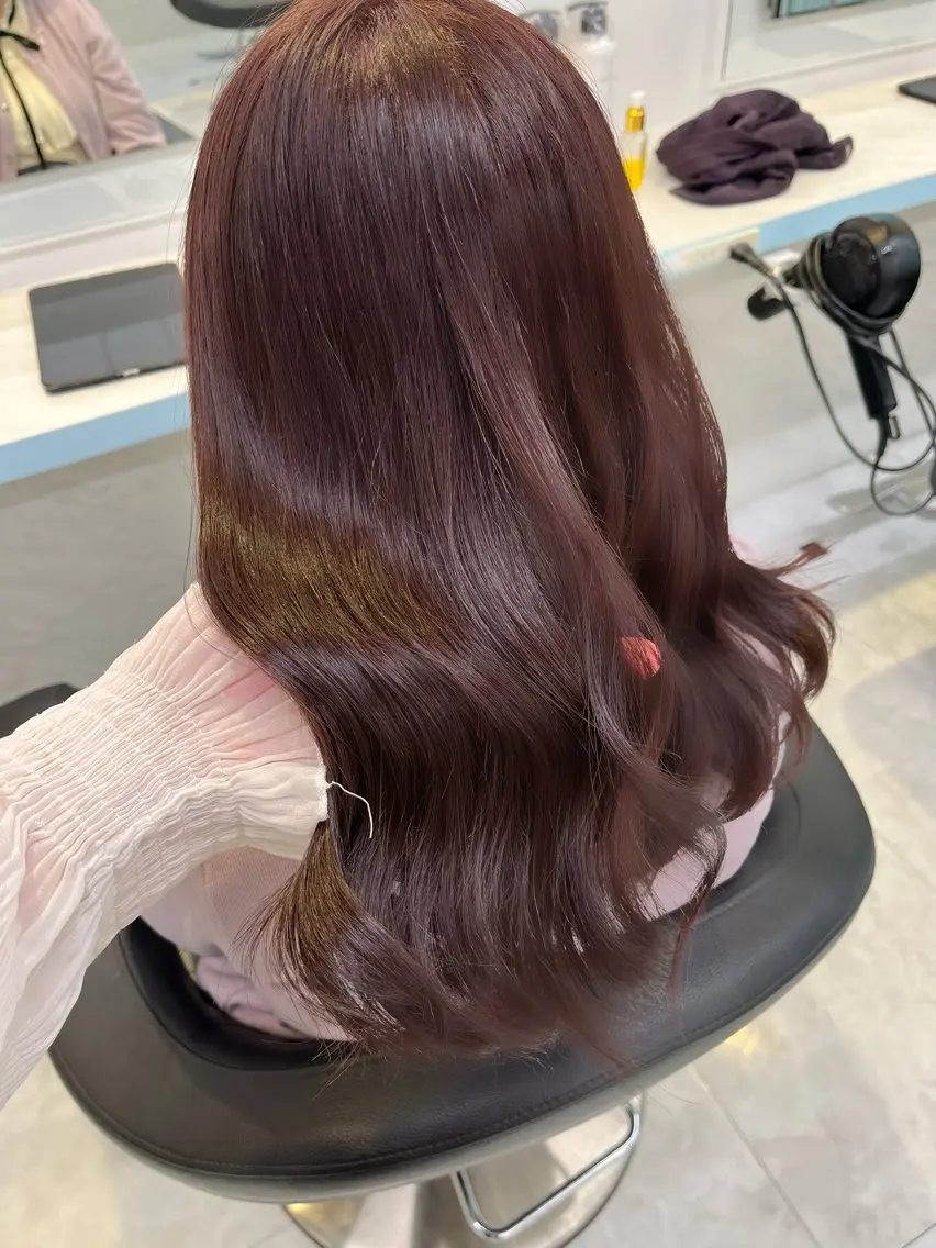 セミロング カラー ヘアアレンジ カット ヘアカラー トリートメント 愛されカラー🩷 はるなのヘアスタイル