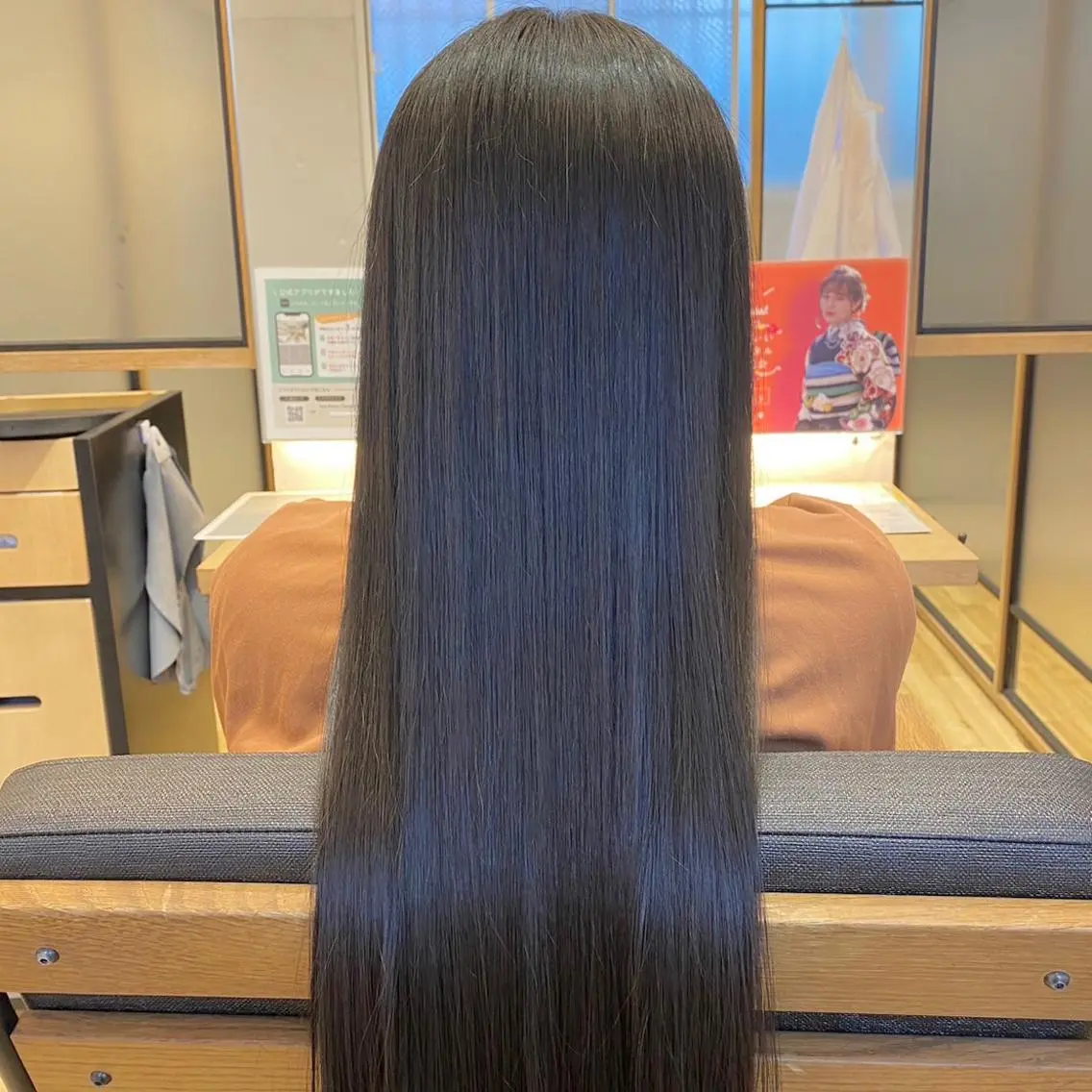 ロング ついざき はるかのヘアスタイル