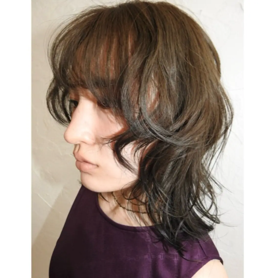 ミディアム カラー ヘアカラー illatos サヤナのヘアスタイル