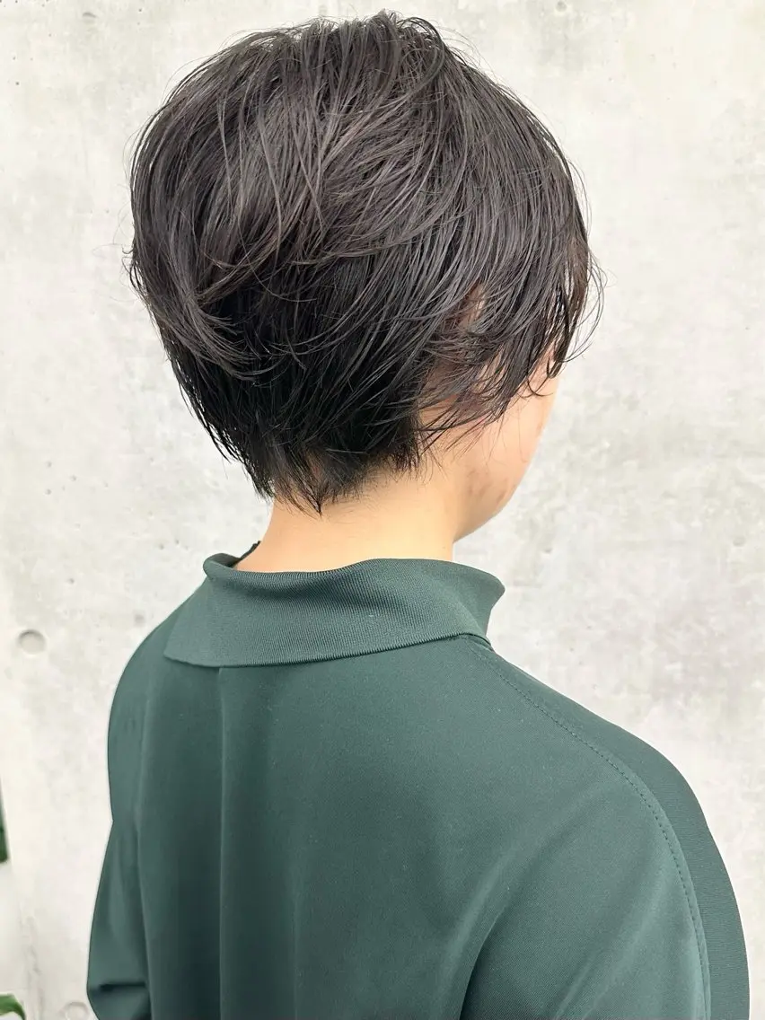ショート パーマ カット パーマ ボブ/ゆるふわ ボブパーマ/とういのヘアスタイル