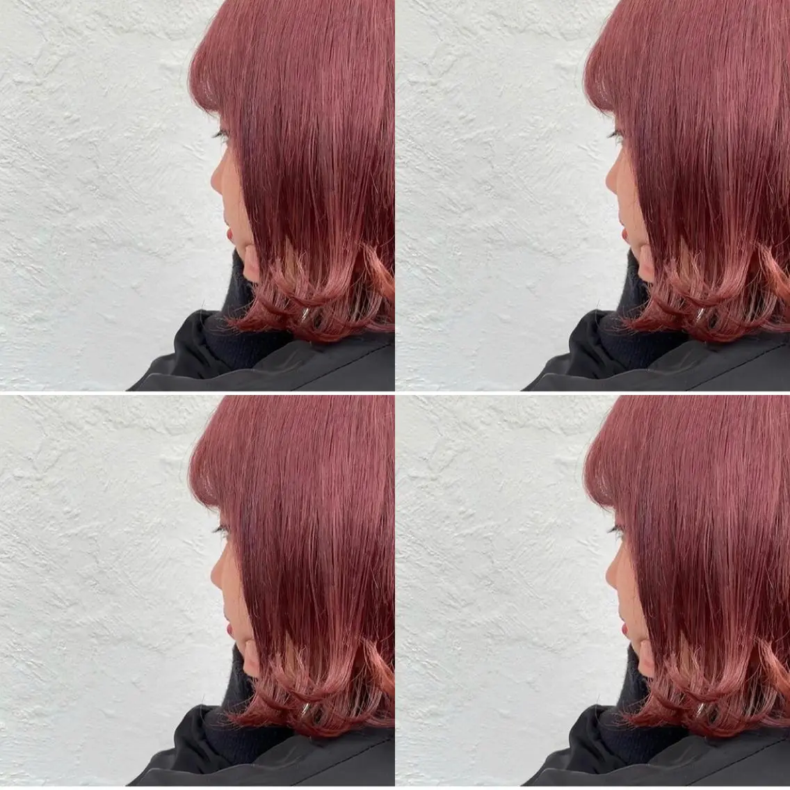 ミディアム 亀川蓮 Agu hairのヘアスタイル