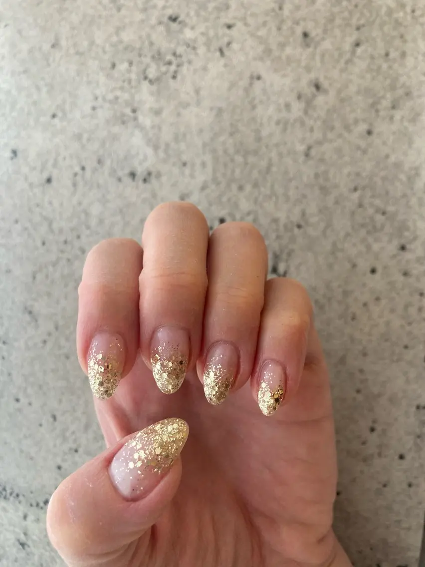 ネイル グラデーション ラメ(グリッター) ラメグラデーション Luca nailのネイルデザイン