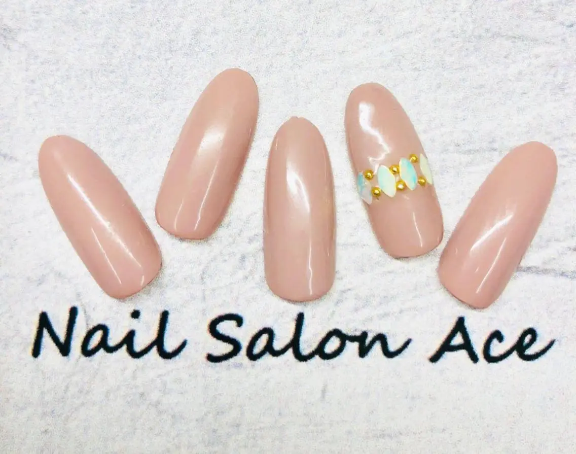 ネイル アートネイル オフィスネイル シンプルネイル 池袋フィルイン Ace♡Nailのネイルデザイン