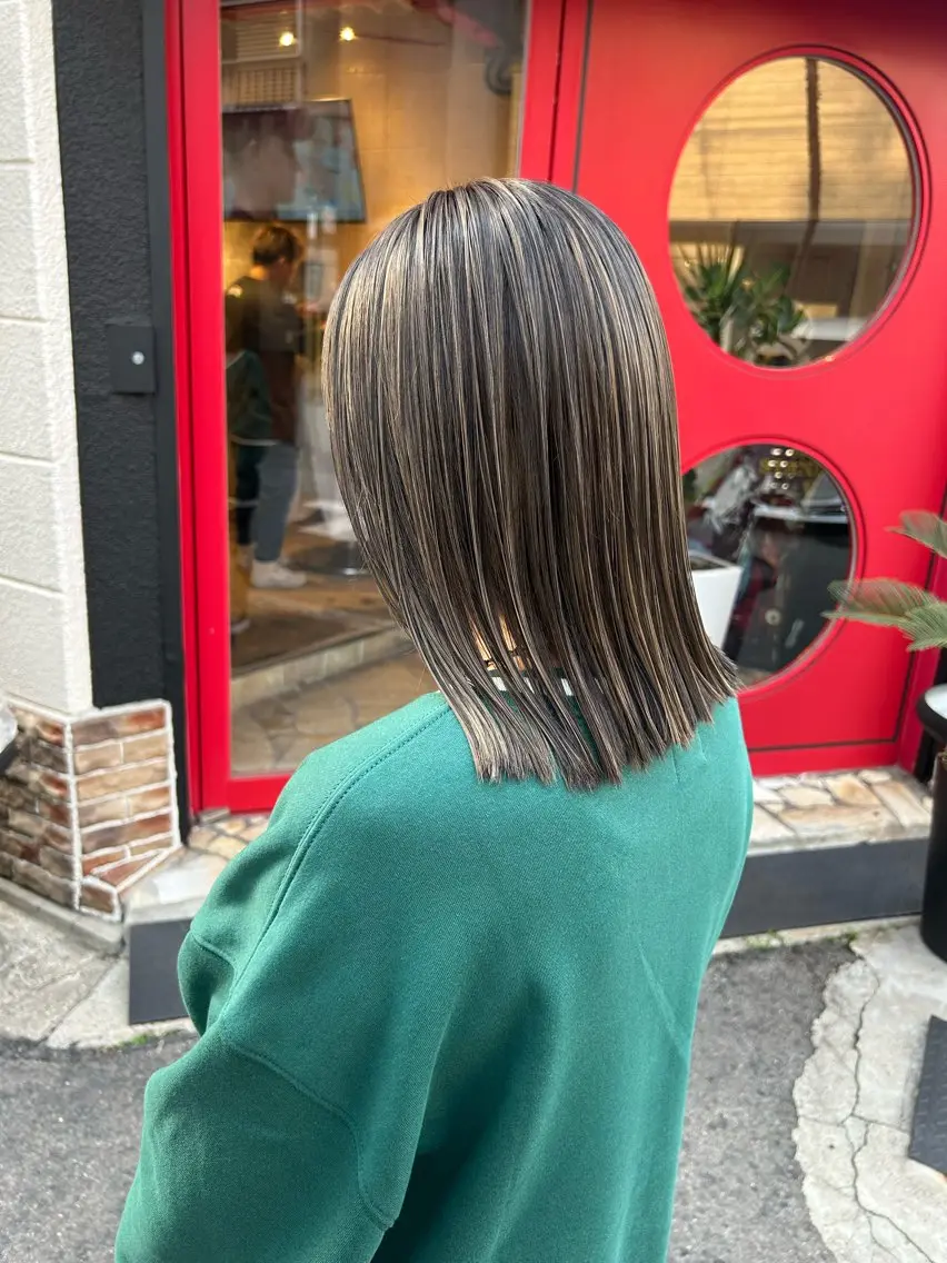 カラー ハイライトカラー ヘアカラー トリートメント MASAYUKI/ ブリーチのヘアスタイル