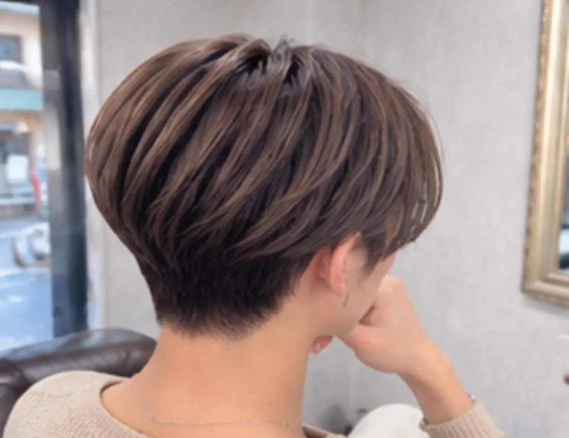 メンズ パーマ Lien 深井店のヘアスタイル