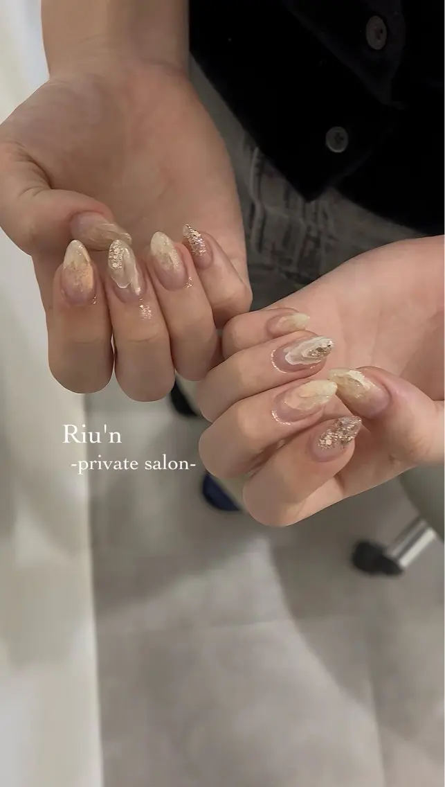 ネイル ハンドネイル Riu*n -private-のネイルデザイン