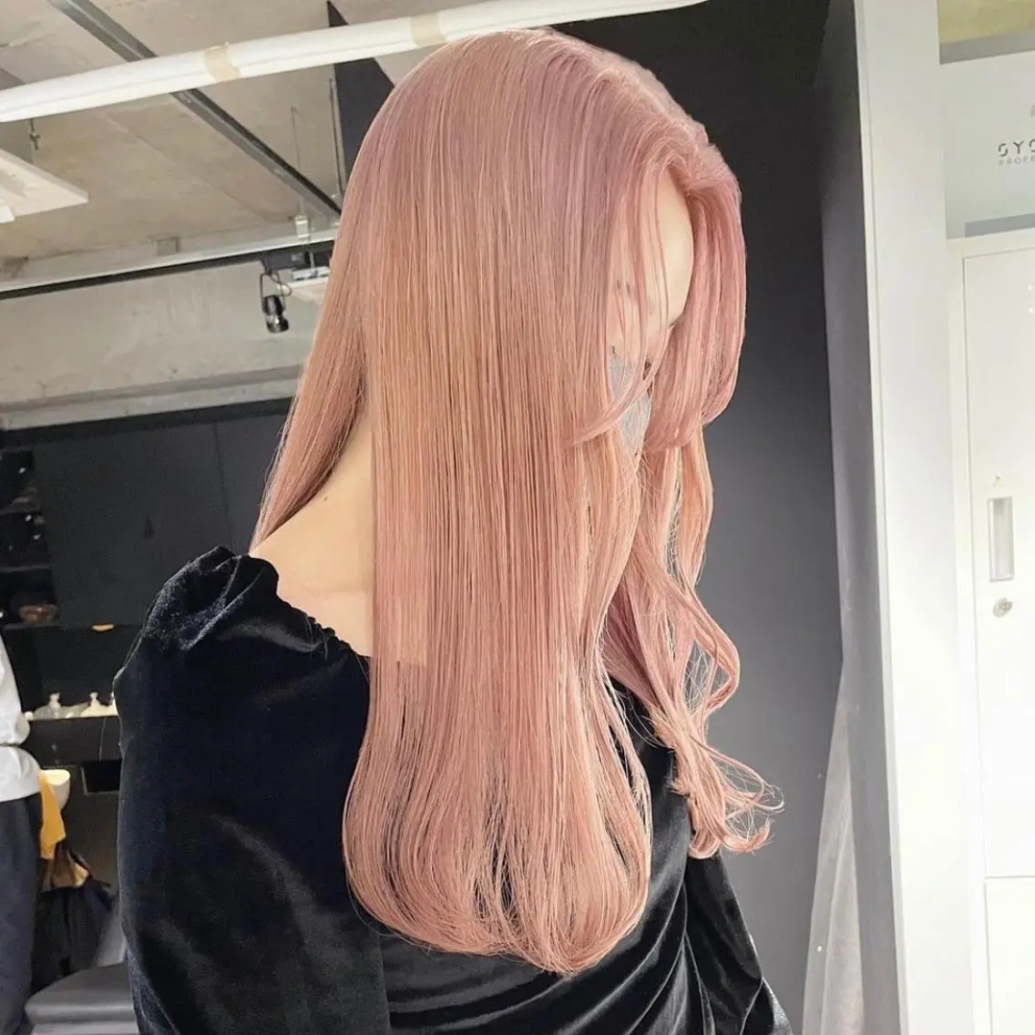 ロング カラー ピンクカラー ヘアカラー トリートメント ✨MiL✨ ✨心斎橋✨のヘアスタイル