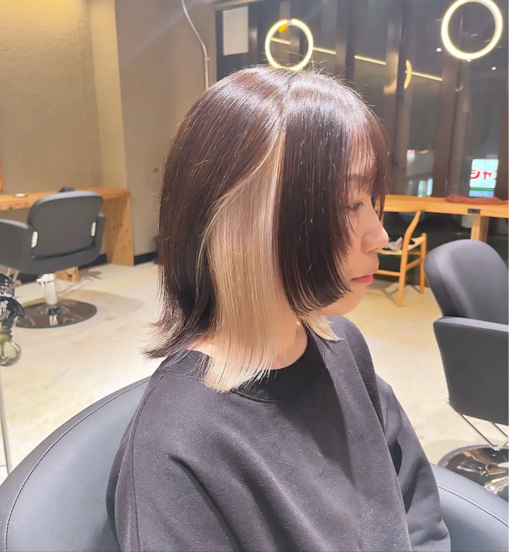 ミディアム ヘアカラー トリートメント 🏅EIGHT難波/ 【店長】タモツのヘアスタイル