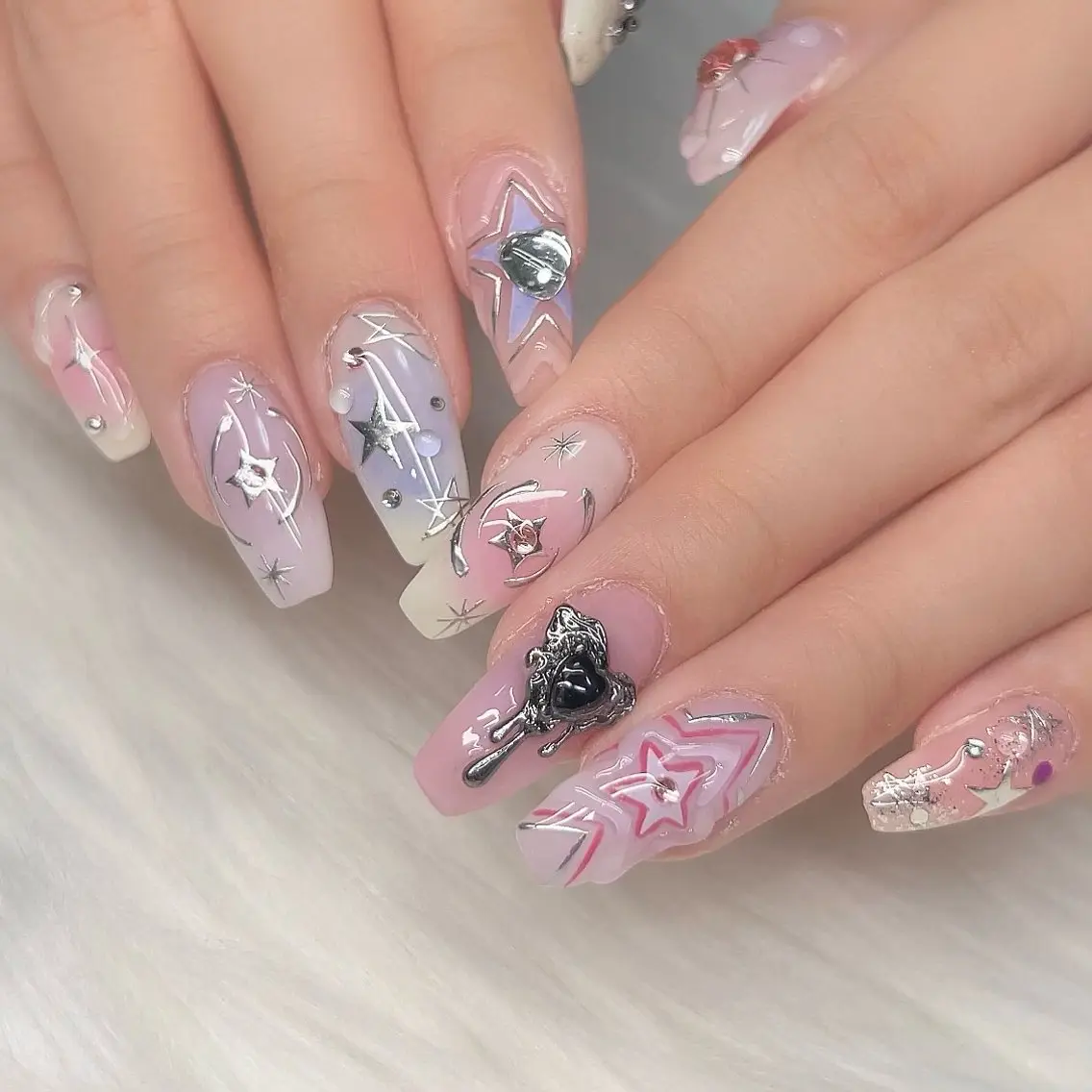 ネイル ハンドネイル 【Yappy🌈】 💖P-tanaのネイルデザイン