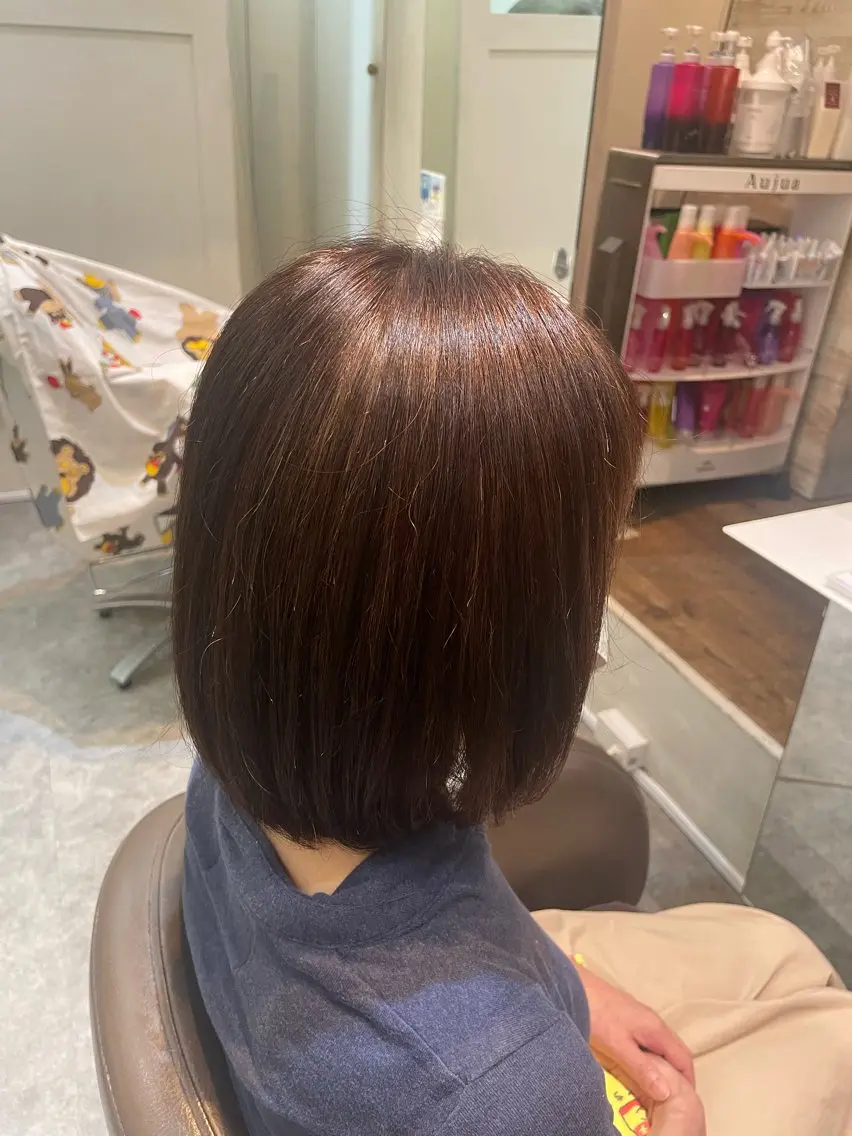 カラー ヘアカラー 松川 莉子のヘアスタイル