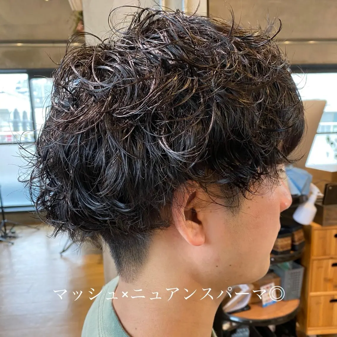 パーマ メンズ スナップフォト確認 お願いします!竹内のヘアスタイル