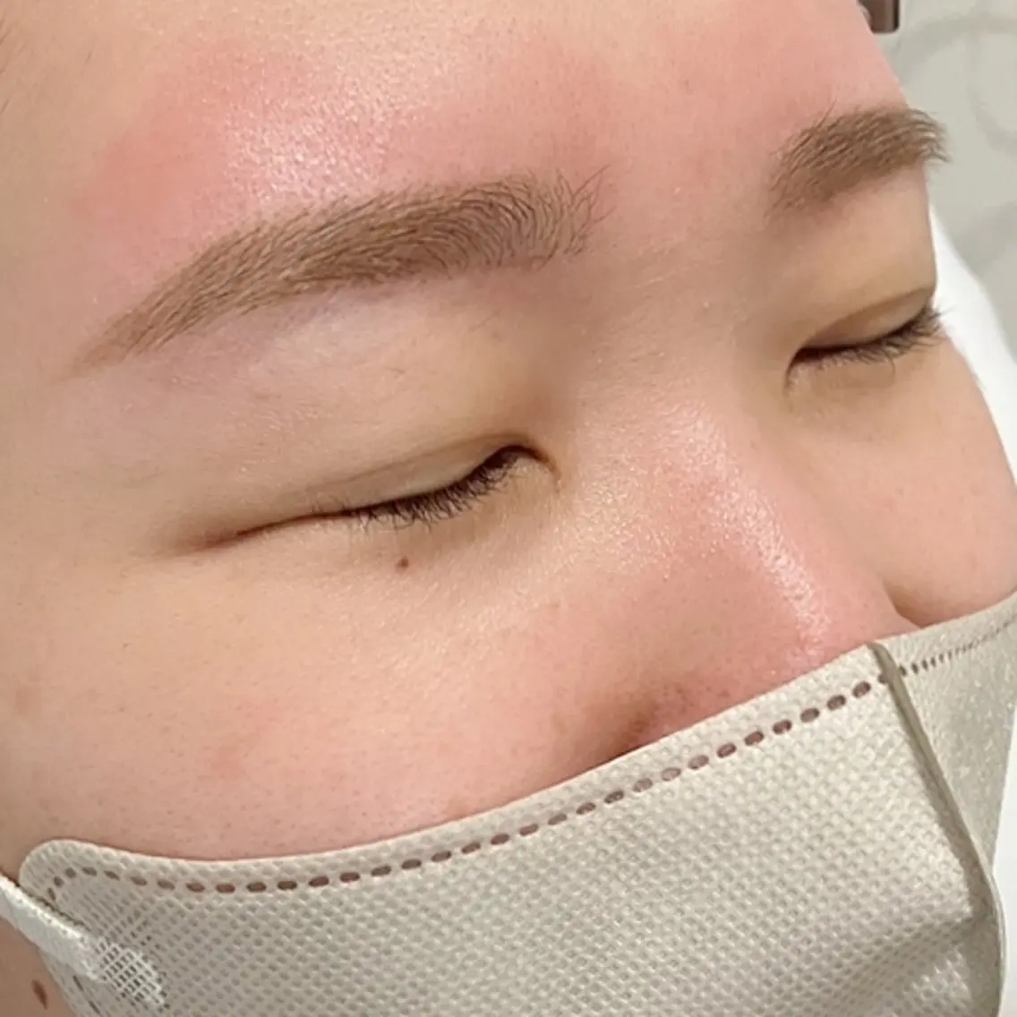 アイブロウ ワックス脱毛 眉カット Chisa 🌿jolie 栄店のマツエク・マツパデザイン
