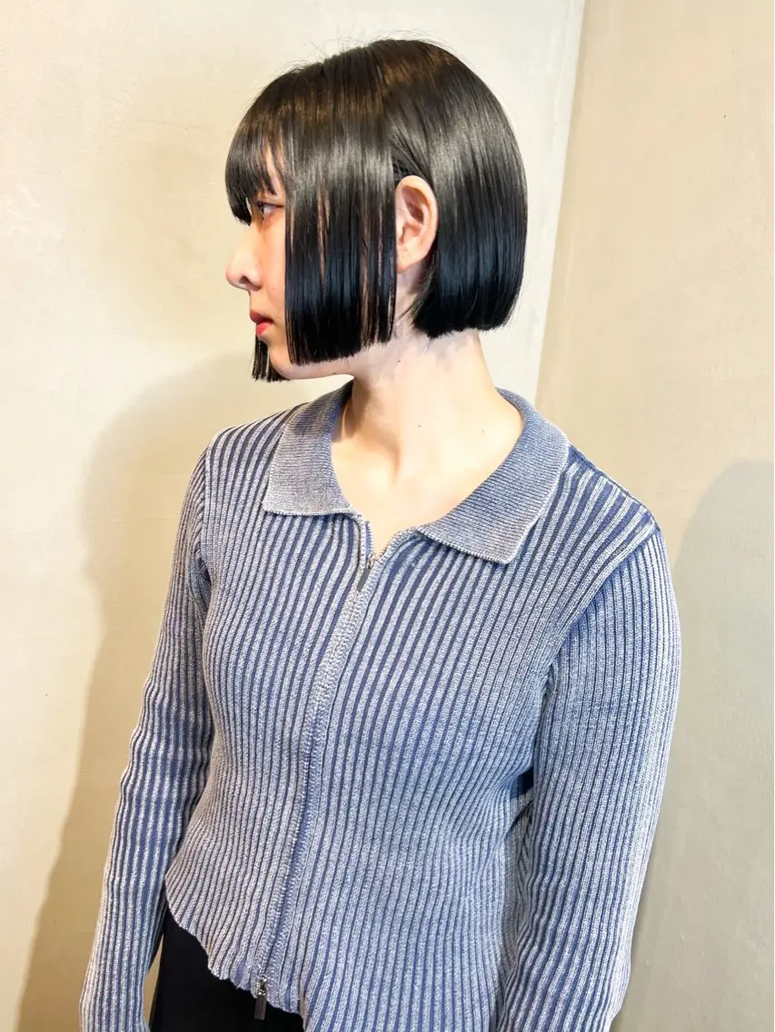 ショート カット トリートメント Aya/四条烏丸/ 酸性ストレートのヘアスタイル
