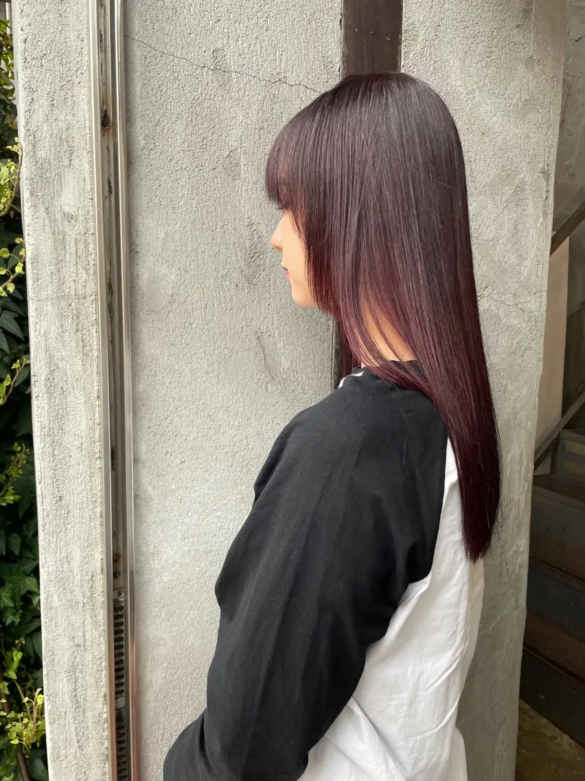 ロング カラー カット ヘアカラー 鎌田卓也/髪質改善 /透明感カラーのヘアスタイル