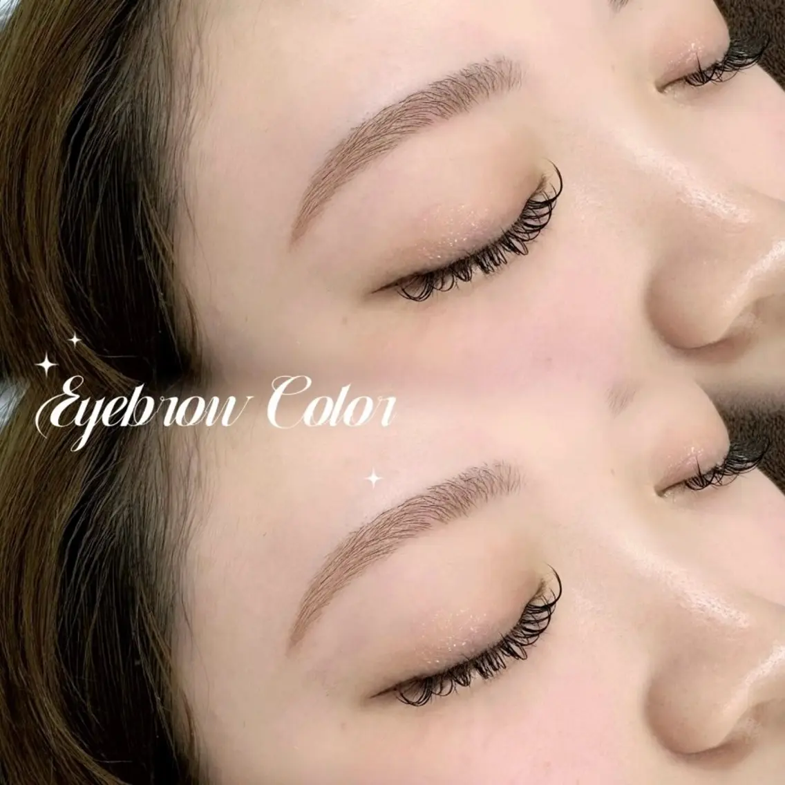 アイブロウ 眉カラー 眉毛ワックス脱毛 Blanc梅田茶屋町 【まつげパーマ・眉】のマツエク・マツパデザイン