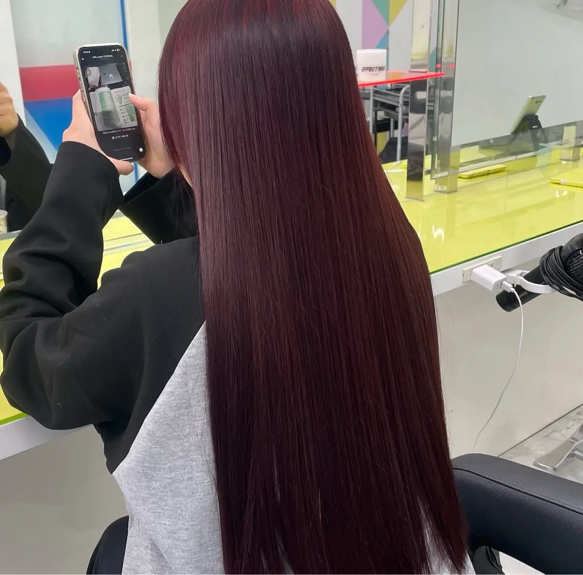 ロング ヘアアレンジ カット ヘアカラー 縮毛矯正 🩶渋谷の赤髪 トップ/らいる🩶のヘアスタイル