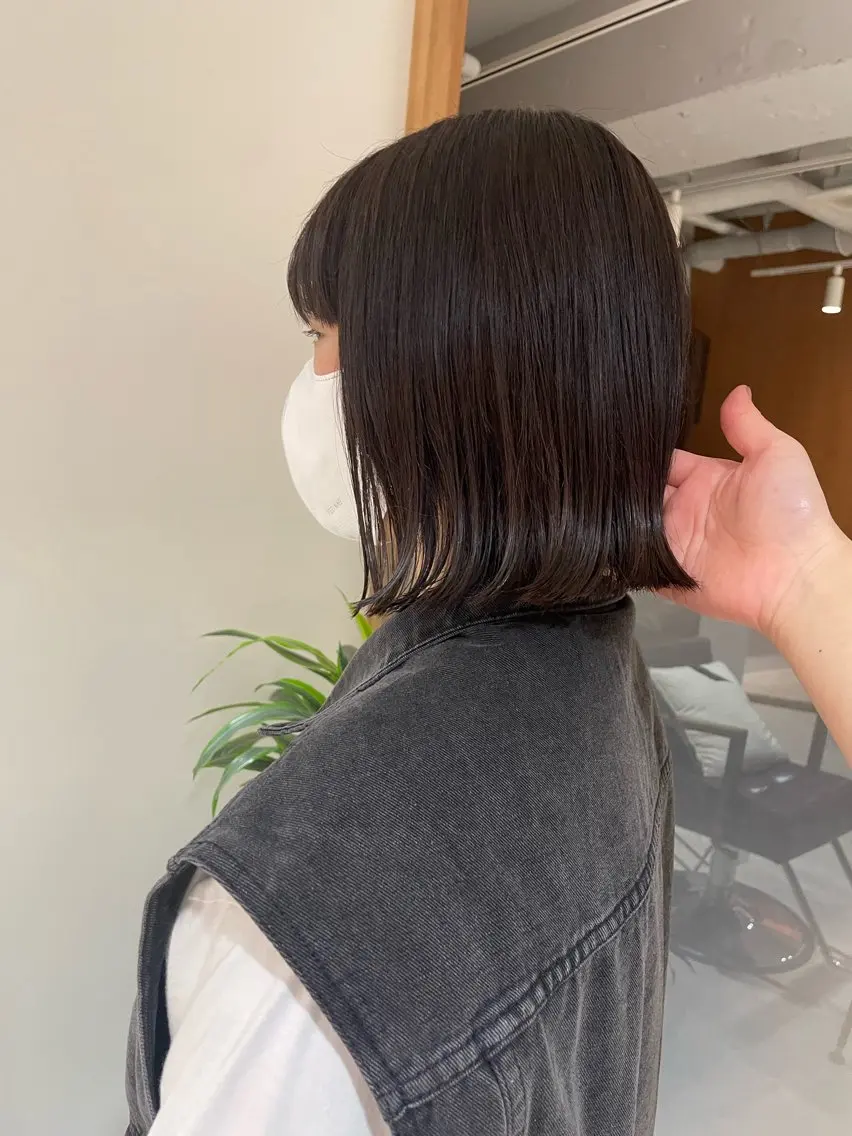 ショート カラー mei|顔まわり ×透明感カラーのヘアスタイル