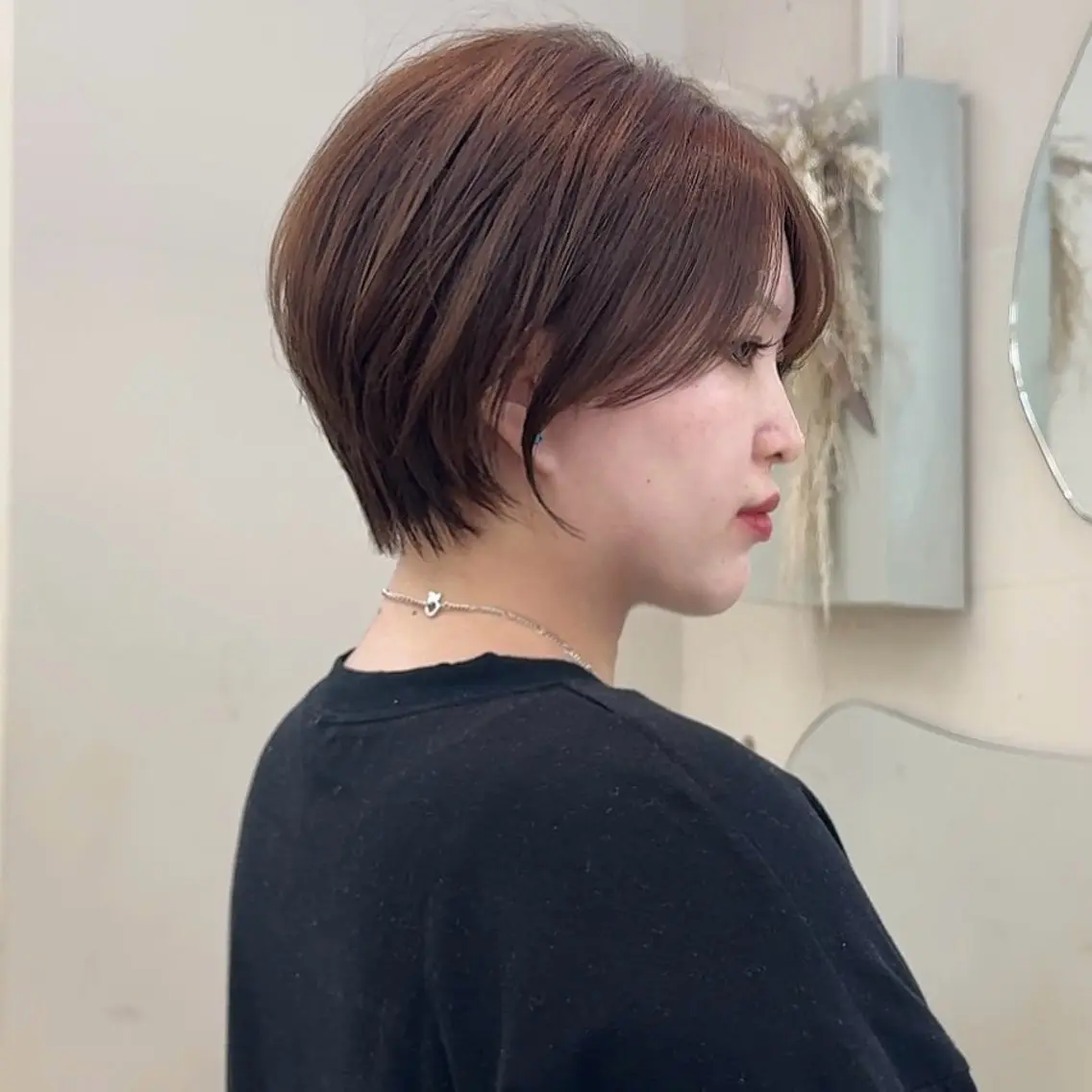 ショート カラー ベージュカラー ショートヘア 似合わせショートカ ット/福岡/えりのヘアスタイル