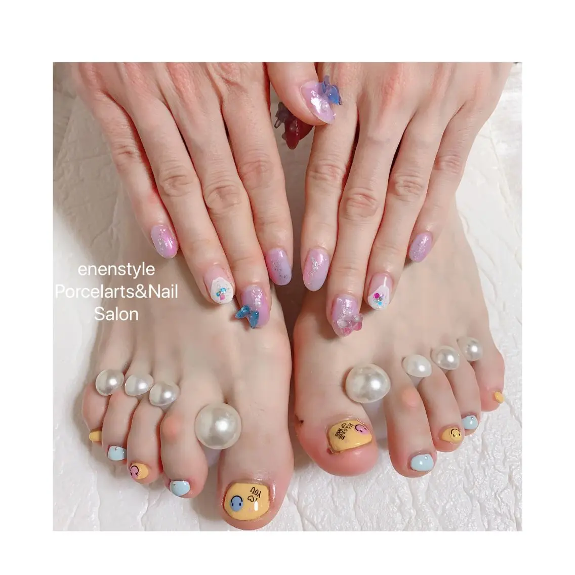 ミディアム ネイル ジェルネイル ニュアンスネイル オフィスネイル ワンカラーネイル パラジェル 🐾enen style 🐾のネイルデザイン