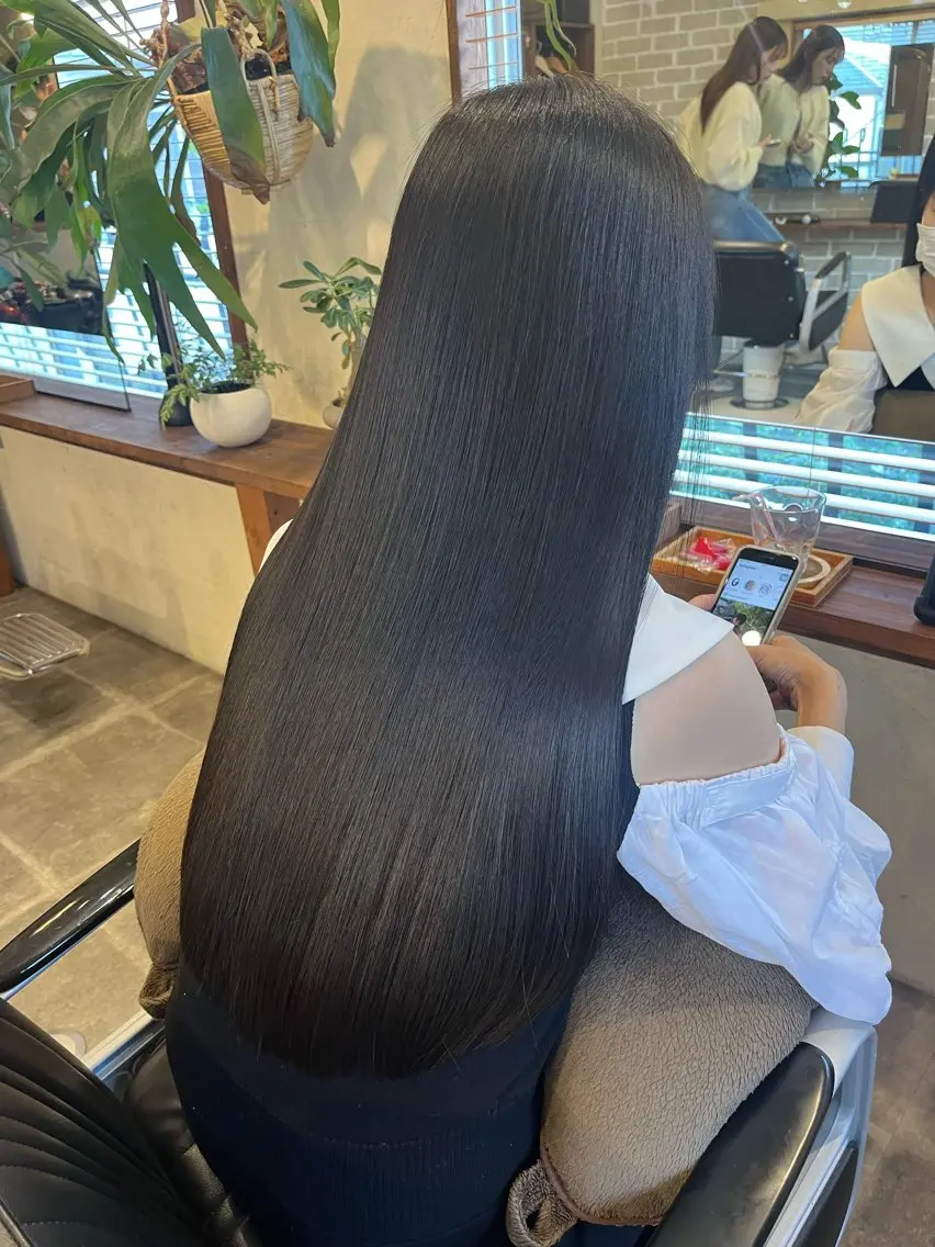 ロング ヘアカラー トリートメント 【髪質改善特化･ 福田航洋】のヘアスタイル