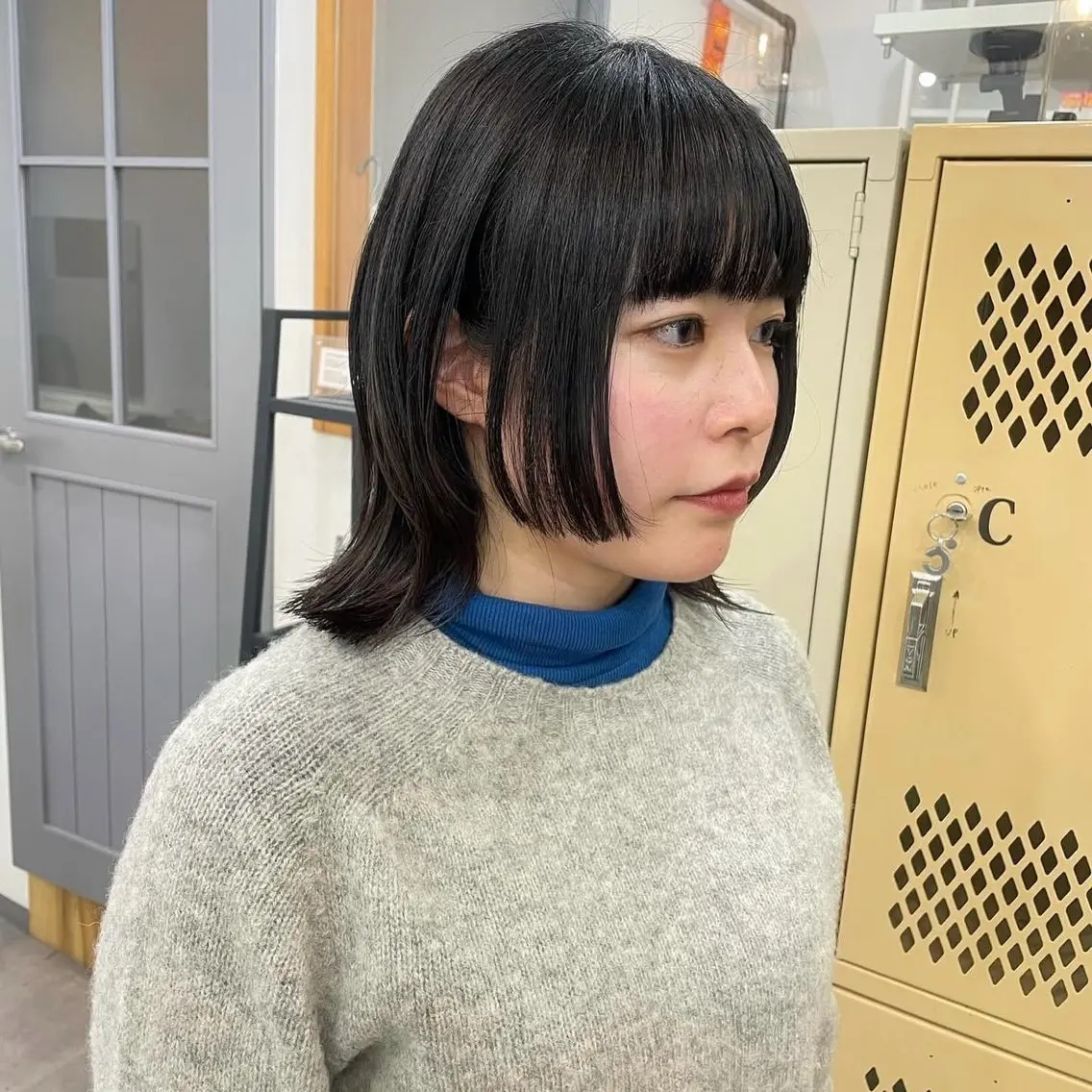ミディアム 姫カット カット SUNC/🤎 オオクマ カナエ🤎のヘアスタイル