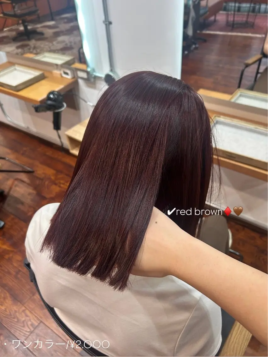 ミディアム カラー ヘアカラー 佐藤光華/JANU /カラーモデルのヘアスタイル