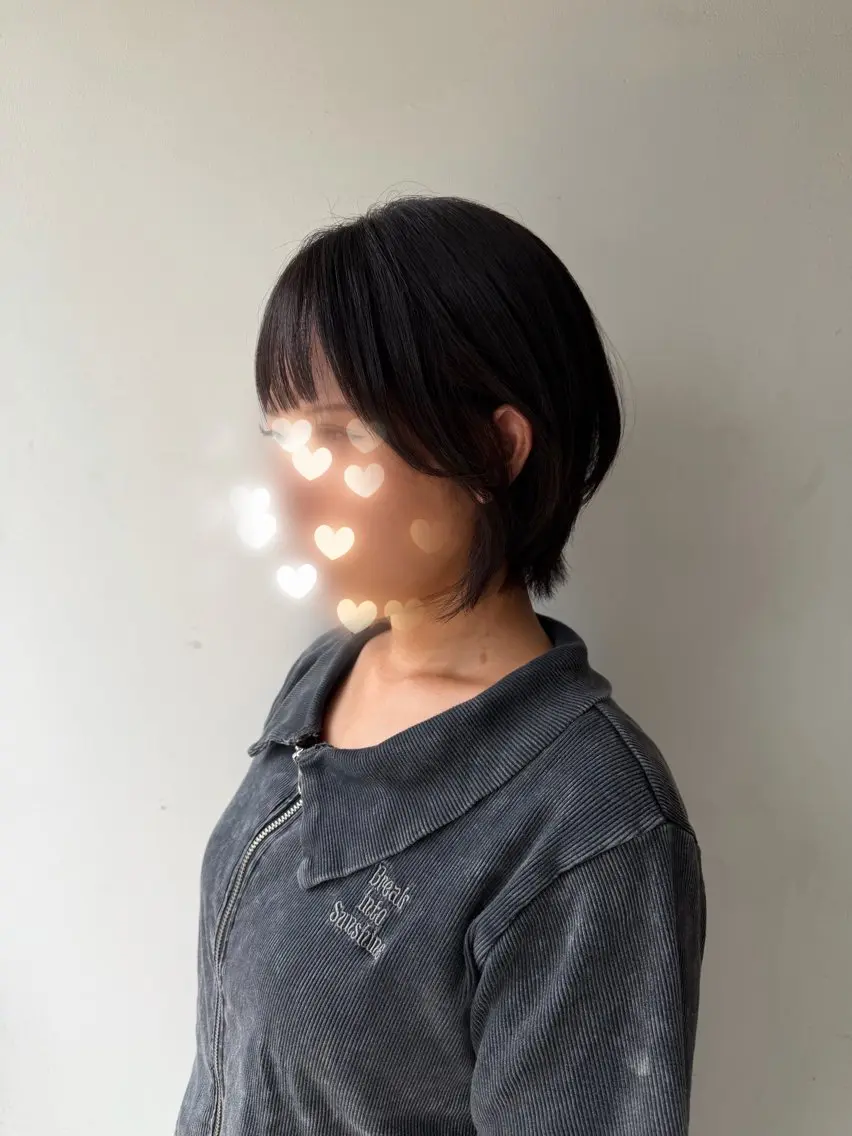 ショート ショートボブ ボブ ショートヘア 和木田 朱里のヘアスタイル