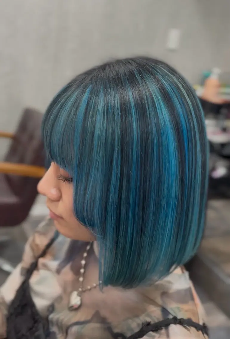 ミディアム カラー haruto カラー ブリーチ・エクステのヘアスタイル