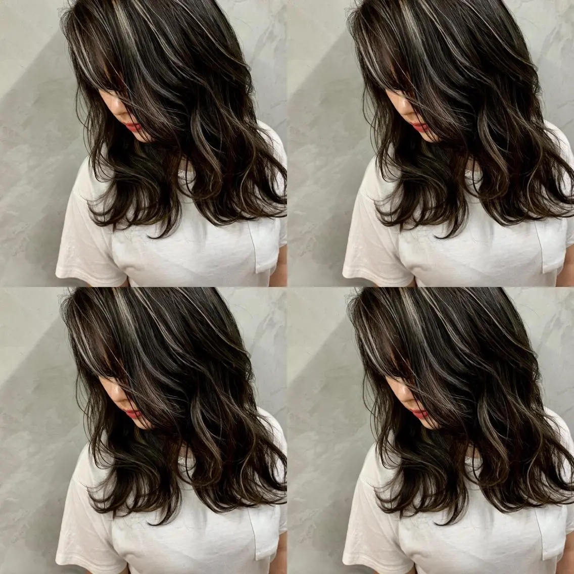 ロング ハイライト Selene hair OSAKAのヘアスタイル