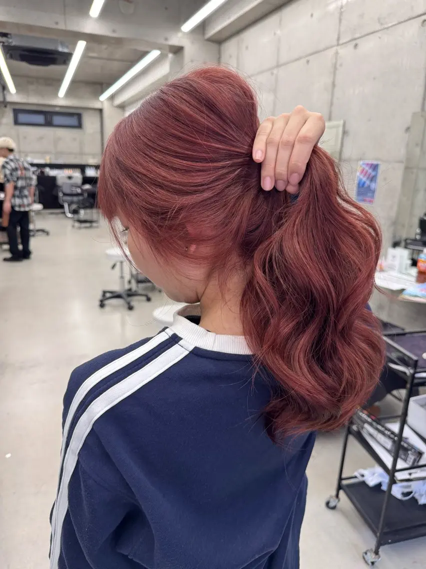 カラー ヘアカラー Asami/名古屋/ ハイトーン/デザインのヘアスタイル