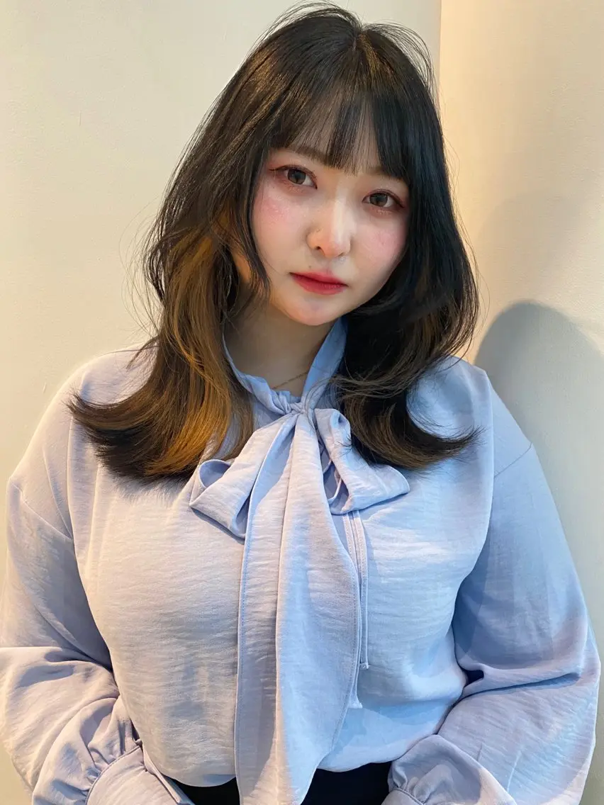 ロング カラー カット ヘアカラー トリートメント mai / linoah˚✧のヘアスタイル