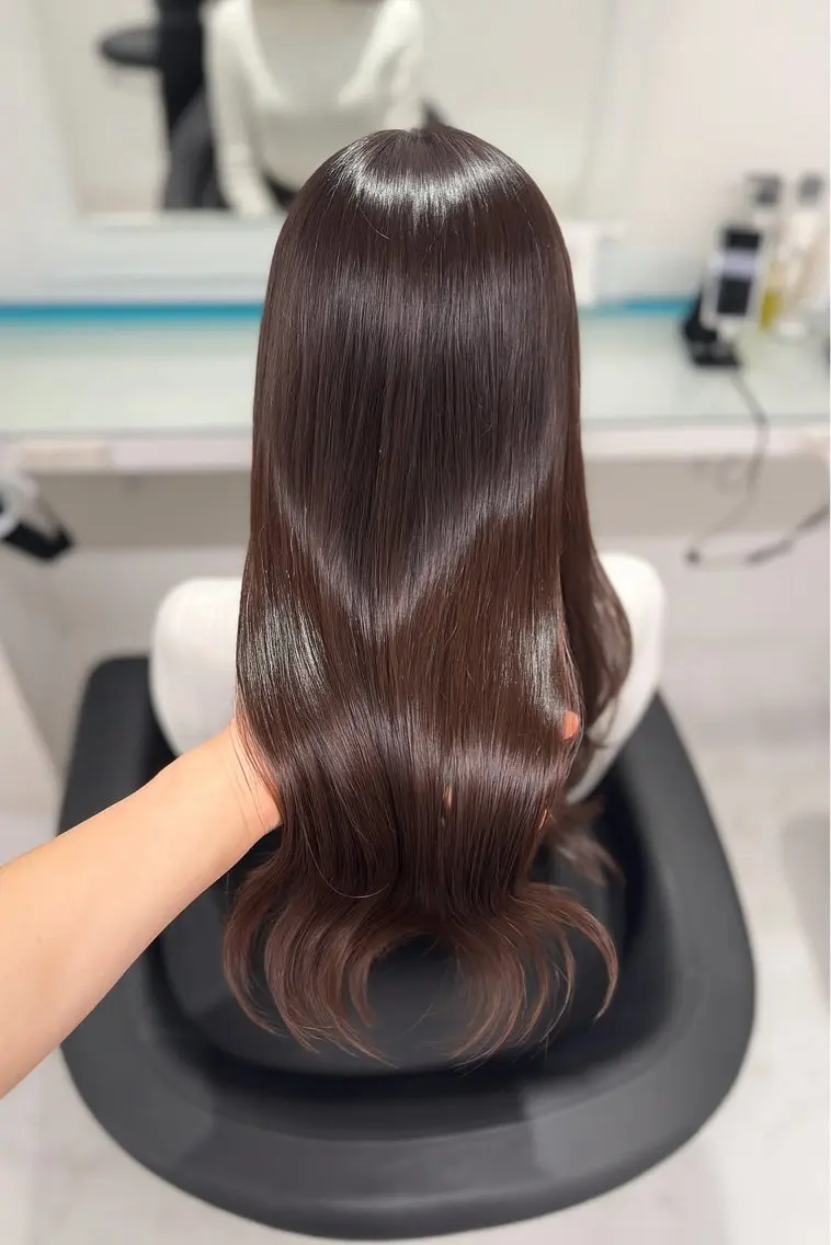 ロング カラー ヘアカラー トリートメント 韓国トレンドカット カラー🤍しゅうじのヘアスタイル
