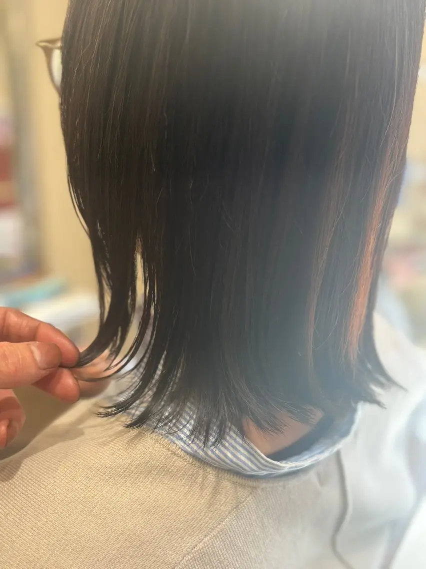 ミディアム 縮毛矯正 TOU/ROU代表 藤浪佑太のヘアスタイル